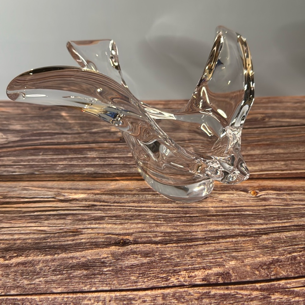 Set of 2 Heavy Glass Birds